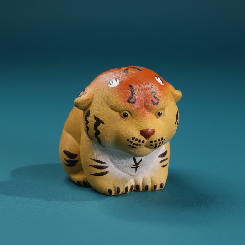 Tiger Tea Pet: Handmade Zisha Figurine from Yixing – song artisan