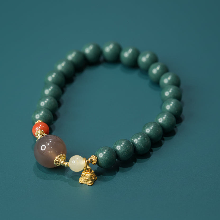 Blue Healer Gray Agate Bracelet – Boost Immunity & Calm Your Mind 6