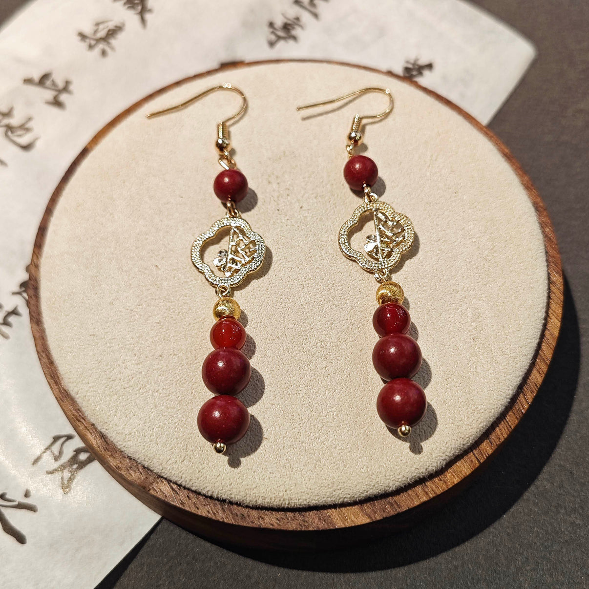 Handmade Aromatherapy Earrings for Energy &amp; Radiance – Lady Huarui Herbal Scented Jewelry 2