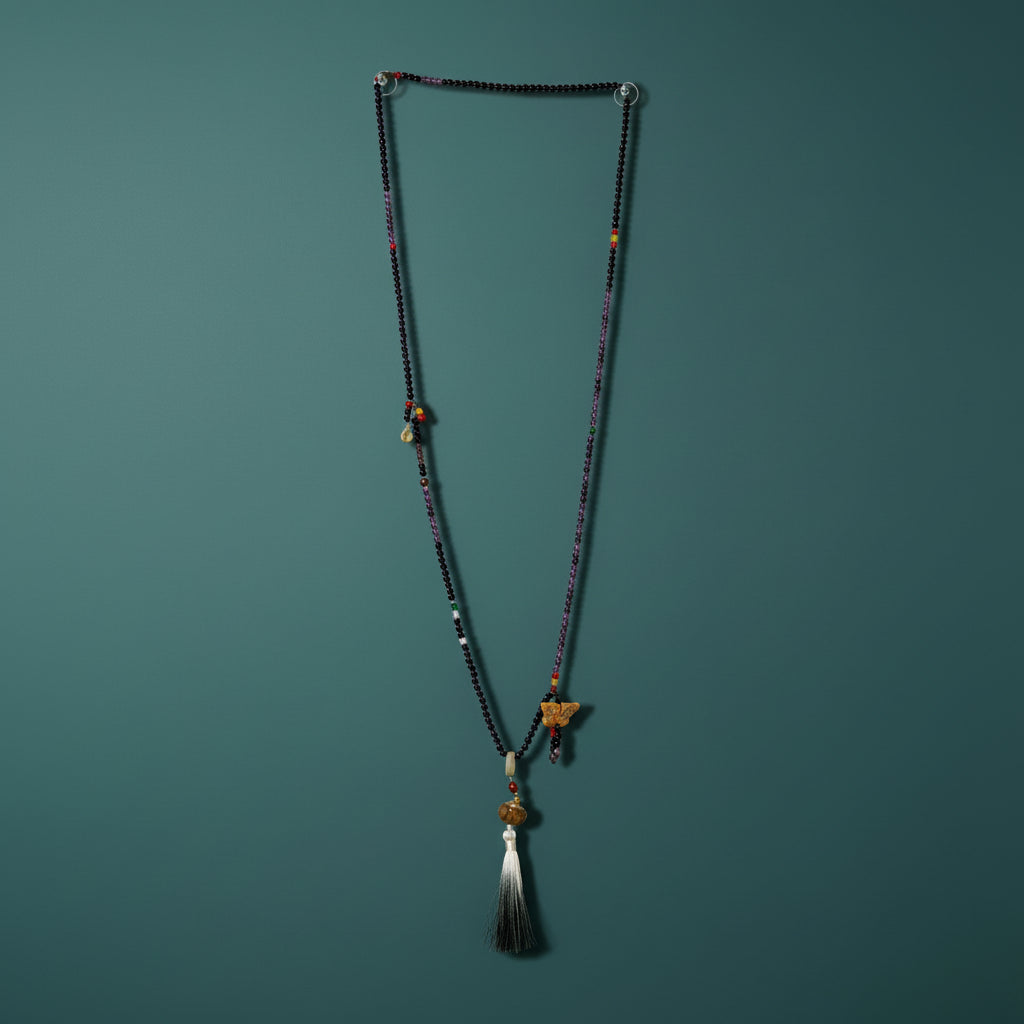 Handmade Herbal Aroma Necklace with Butterfly Sachet – Subtle Scent for Daily Wear 5