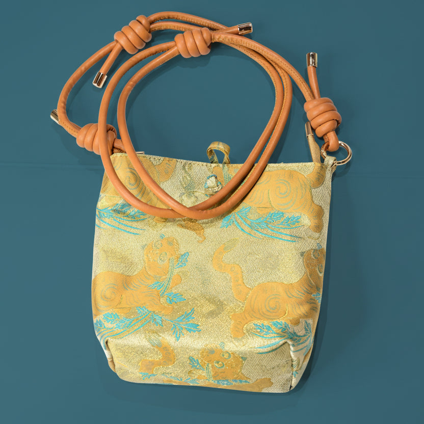 Handmade Song Brocade Crossbody Phone Bag 2