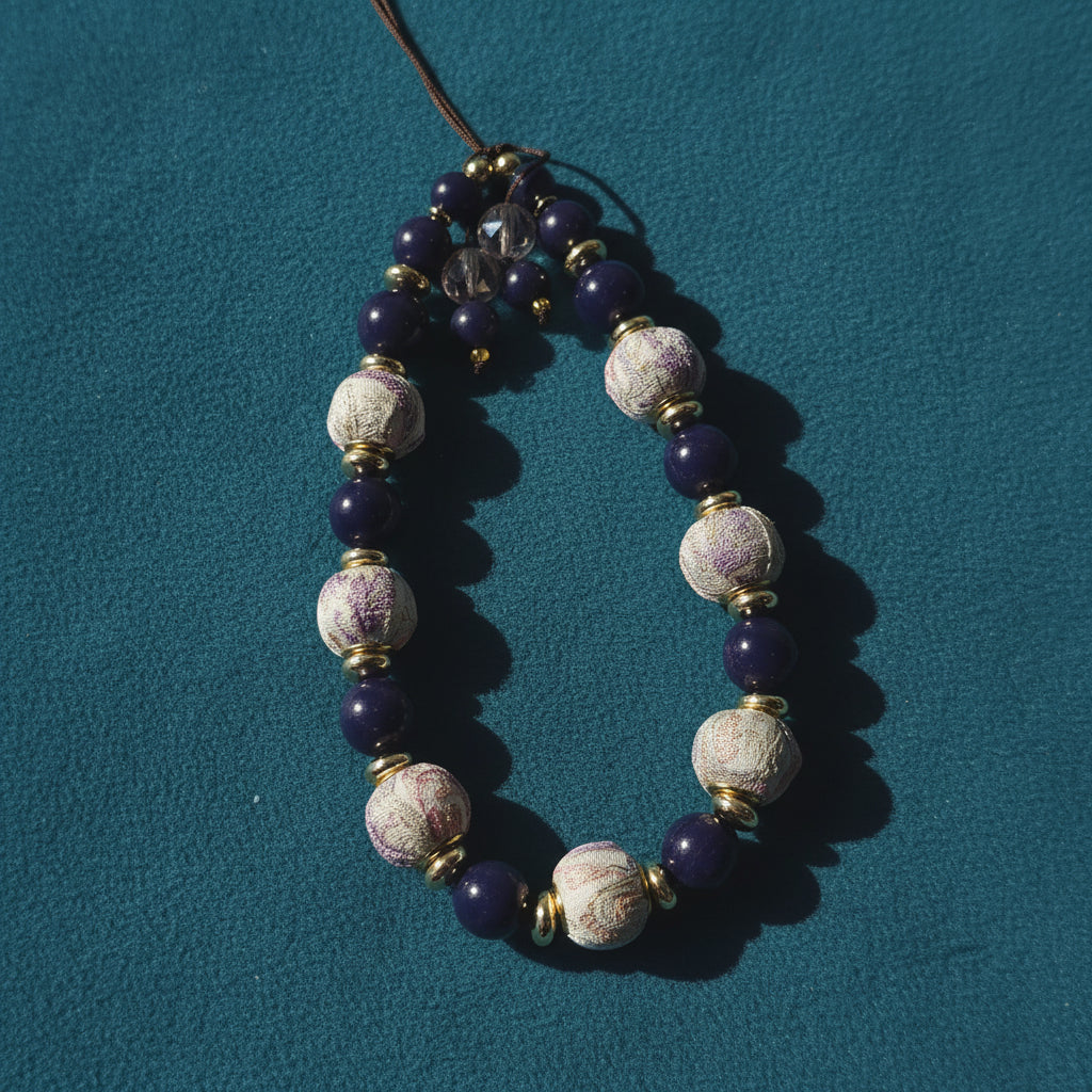 Purple Vitality Yang Energy Phone Chain