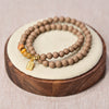 Qingweixiang “May You Prosper Immediately” Double-Layer Aromatic Bead Bracelet – Handmade Herbal Sandalwood Bracelet 1