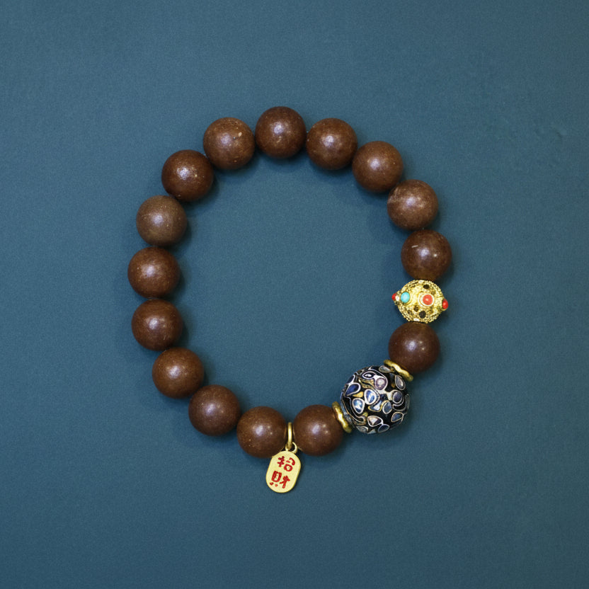 Songartisan Lacquered Pear Incense Wealth Bracelet
