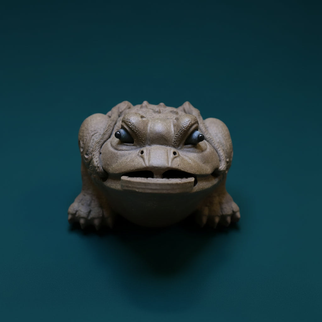 Traditional Yixing Purple Clay Craftsmanship · Auspicious Wealth Symbol · Handcrafted Cultural Tea Companion