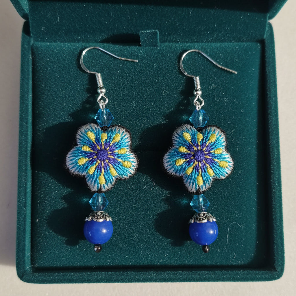 Wushangxiu Lucky Blossom Earrings 1